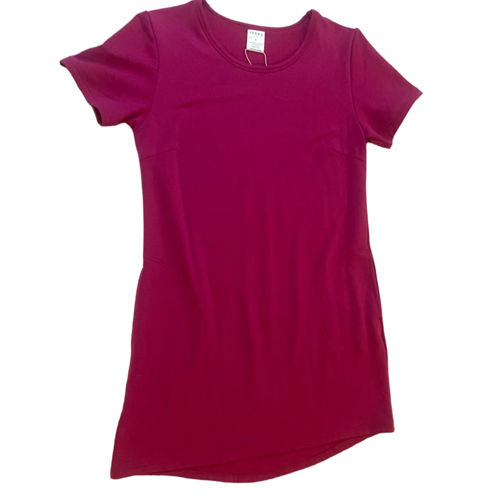 NWT Magenta Serra Cloth Dress with Pockets - Size Large